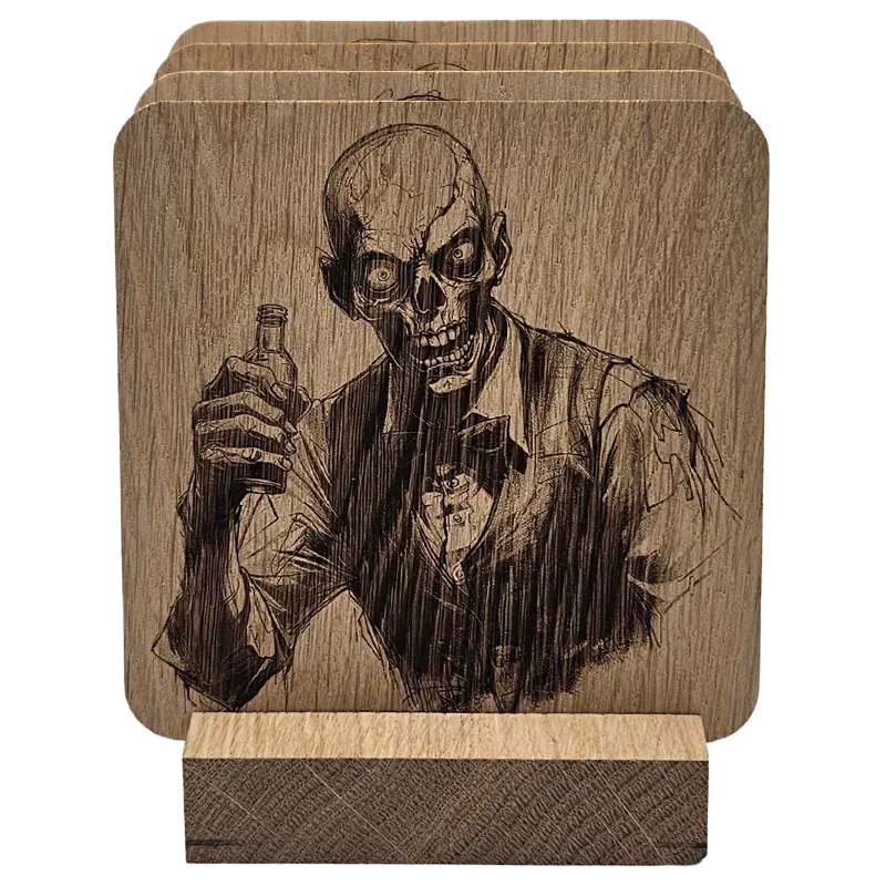 Sous verre gravé